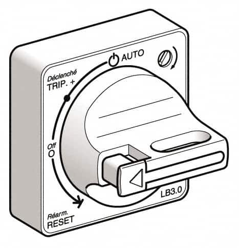 Schneider Electric - Starter Handle Kit - For Use with TeSys U, TySys GV3 - Americas Industrial Supply