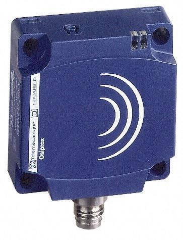 Telemecanique Sensors - NPN, 15 to 25mm Detection, Flat, Inductive Proximity Sensor - 3 Wires, IP67, 12 to 24 VDC, 40mm Wide - Americas Industrial Supply