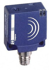 Telemecanique Sensors - NPN, 10 to 15mm Detection, Flat, Inductive Proximity Sensor - 3 Wires, IP67, 12 to 24 VDC, 26mm Wide - Americas Industrial Supply