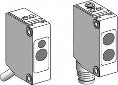 Telemecanique Sensors - M8 Connector, 15m Nominal Distance, Shock and Vibration Resistant, Through Beam Photoelectric Sensor - 12 to 24 VDC, 1000 Hz, PBT, 20mm Long x 11mm Wide x 43mm High - Americas Industrial Supply