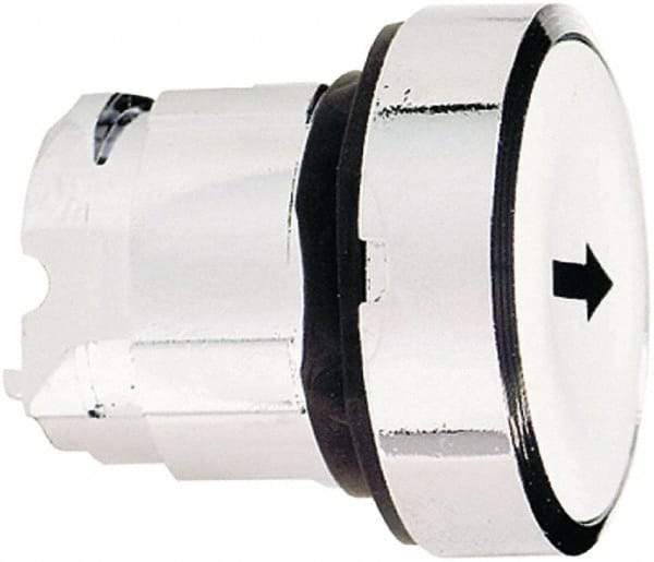 Schneider Electric - 22mm Mount Hole, Flush, Pushbutton Switch Only - Round, White Pushbutton, Nonilluminated, Momentary (MO) - Americas Industrial Supply