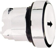 Schneider Electric - 22mm Mount Hole, Flush, Pushbutton Switch Only - Round, White Pushbutton, Nonilluminated, Momentary (MO) - Americas Industrial Supply