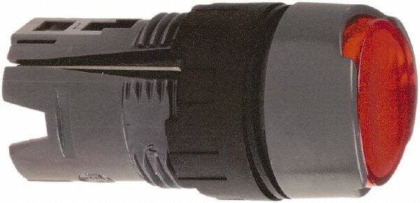 Schneider Electric - 16mm Mount Hole, Flush, Pushbutton Switch Only - Round, Red Pushbutton, Illuminated, Momentary (MO), Vibration Resistant - Americas Industrial Supply