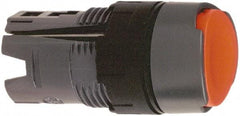 Schneider Electric - 16mm Mount Hole, Flush, Pushbutton Switch Only - Round, Red Pushbutton, Nonilluminated, Momentary (MO), Vibration Resistant - Americas Industrial Supply