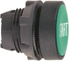 Schneider Electric - 22mm Mount Hole, Flush, Pushbutton Switch Only - Round, Green Pushbutton, Nonilluminated, Momentary (MO) - Americas Industrial Supply