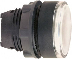 Schneider Electric - 22mm Mount Hole, Flush, Pushbutton Switch Only - Round, White Pushbutton, Illuminated, Maintained (MA) - Americas Industrial Supply