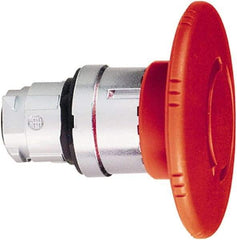 Schneider Electric - 22mm Mount Hole, Extended Mushroom Head, Pushbutton Switch Only - Round, Red Pushbutton, Maintained (MA), Momentary (MO) - Americas Industrial Supply