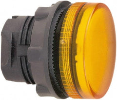 Schneider Electric - Round Pilot and Indicator Light Lens - Orange - Americas Industrial Supply