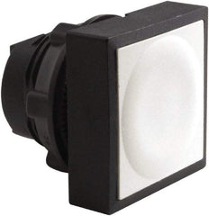 Schneider Electric - 22mm Mount Hole, Flush, Pushbutton Switch Only - Square, White Pushbutton, Nonilluminated, Momentary (MO) - Americas Industrial Supply