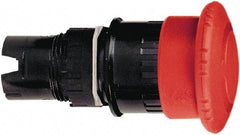 Schneider Electric - 16mm Mount Hole, Extended Mushroom Head, Pushbutton Switch Only - Round, Red Pushbutton, Maintained (MA), Momentary (MO), Vibration Resistant - Americas Industrial Supply