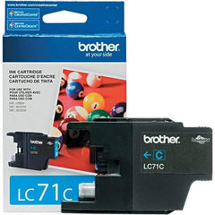 Brother - Cyan Ink Cartridge - Use with Brother MFC-J280W, J425W, J430W, J435W, J625DW, J825DW, J835DW - Americas Industrial Supply