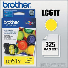 Brother - Yellow Ink Cartridge - Use with Brother DCP-J140W, 165C, 375CW, 385C, 395CN, 585CW, MFC-250C, 255CW, 290C, 295CN, 490CW, 495CW, J615W, 775CW, 790CW, 795CW, 990CW - Americas Industrial Supply