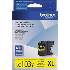 Brother - Yellow Ink Cartridge - Use with Brother DCP-J152W, MFC-J245, J285DW, J4310DW, J4410DW, J450DW, J4510DW, J4610DW, J470DW, J4710DW, J475DW, J650DW, J6520DW, J6720DW, J6920DW, J870DW, J875DW - Americas Industrial Supply