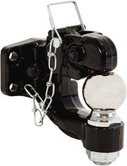 Buyers Products - 16,000 Lb Capacity, 6.86" Long, 2-5/16" Shank, Pintle Hook Hitch Drawbar with Ball - Vehicle Class Unrated, 9/16" Ball Hole Diam, 2-5/16" Ball Diam - Americas Industrial Supply