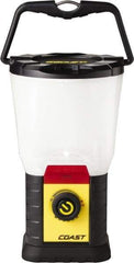 Coast Cutlery - White, Red LED Bulb, 375 Lumens, Industrial/Tactical Flashlight - Black Plastic Body, 0 D Batteries Not Included - Americas Industrial Supply