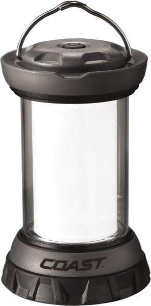 Coast Cutlery - White, Red LED Bulb, 168 Lumens, Spotlight/Lantern Flashlight - Silver Plastic Body, 0 AA Batteries Not Included - Americas Industrial Supply