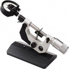 Mahr - 0 to 50mm Range, 0.001mm Graduation, Mechanical Indicating Micrometer - Accurate to 0.001mm, Carbide Measuring Face - Americas Industrial Supply