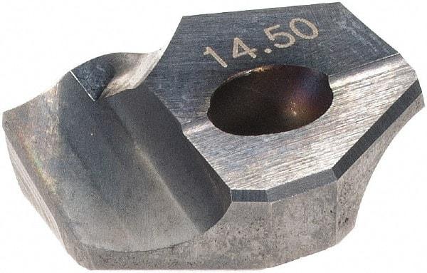 Hertel - Series HMD, 14.5mm Diam Grade HC225MD 140° Replaceable Drill Tip - Carbide, TiCN Finish - Americas Industrial Supply