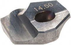 Hertel - Series HMD, 14.5mm Diam Grade HC225MD 140° Replaceable Drill Tip - Carbide, TiCN Finish - Americas Industrial Supply