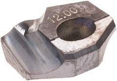 Hertel - Series HMD, 12mm Diam Grade HC225MD 140° Replaceable Drill Tip - Carbide, TiCN Finish - Americas Industrial Supply