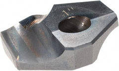 Hertel - Series HMD, 1" Diam Grade HC225MD 140° Replaceable Drill Tip - Carbide, TiCN Finish - Americas Industrial Supply