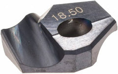 Hertel - Series HMD, 18.5mm Diam Grade HC125MD 140° Replaceable Drill Tip - Carbide, TiAlN Finish - Americas Industrial Supply