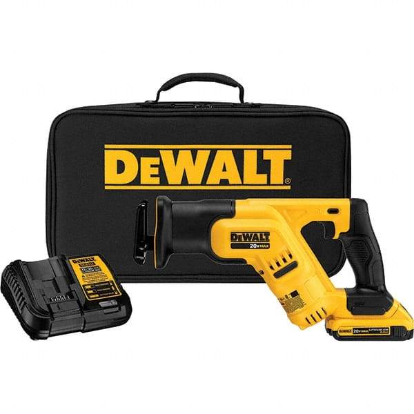 DeWALT - Cordless Reciprocating Saws Voltage: 20.0 Battery Chemistry: Lithium-Ion - Americas Industrial Supply