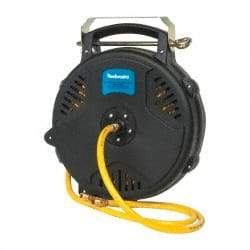 PRO-SOURCE - 50' Spring Retractable Hose Reel - 300 psi, Hose Included - Americas Industrial Supply