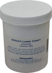 Made in USA - 250 g Polishing Compound - Use on Aluminum, Brass, Bronze, Chrome & Steel - Americas Industrial Supply