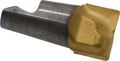 Seco - MM08 MD03 Grade T60M Carbide End Milling Tip Insert - TiAlN/TiN Finish, 2 Flutes, 0.315" Cutting Diam, 0.216" Depth of Cut, 0.268" Extension, 0.016" Cnr Rad - Americas Industrial Supply