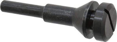 Value Collection - 3/8" Hole, Screw Lock Wheel Mandrel - 2" OAL, 1/2" Max Wheel Width, 1/4" Shank Diam - Americas Industrial Supply