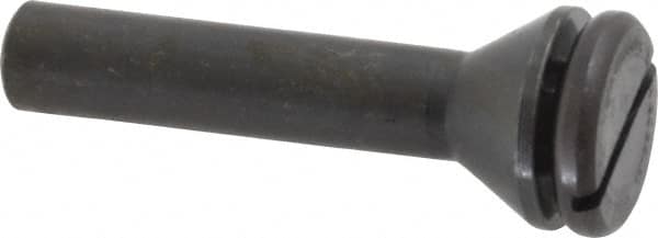 Value Collection - 3/8" Hole, Screw Lock Wheel Mandrel - 2" OAL, 1/4" Max Wheel Width, 3/8" Shank Diam - Americas Industrial Supply