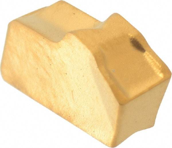 Seco - 150.103 12 T25M Grade, 0.122" Cutting Width, Carbide Cutoff Insert - 6° Right Hand Lead Angle, 0.008" Cnr Rad, TiC/TiCN/TiN Coated, Single End - Americas Industrial Supply