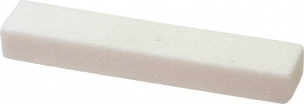 Norton - 60 Grit Aluminum Oxide Rectangular Dressing Stick - 4 x 1/2 x 3/4, Medium Grade, Vitrified Bond - Americas Industrial Supply