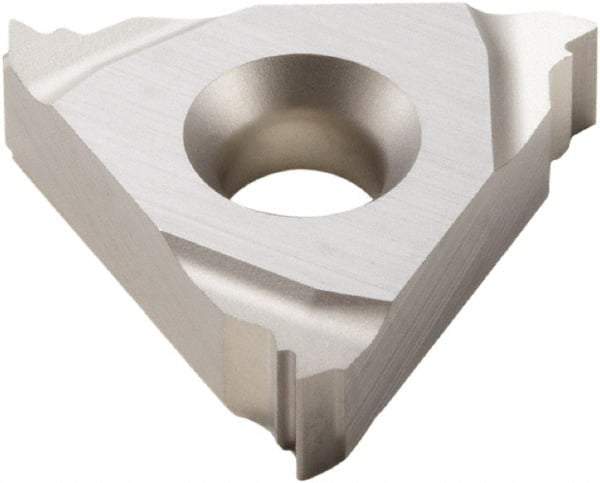 Seco - 16ER External Right Hand 11 Whitworth Laydown Threading Insert - Grade H15, Uncoated Coated Carbide, 9.53mm Inscribed Circle - Americas Industrial Supply