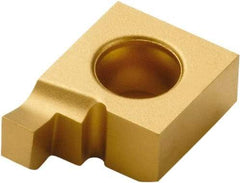 Seco - 92659NR FG Grade CP500, 2.65mm Cutting Width Carbide Grooving Insert - 2.65mm Max Depth of Cut, Right Hand, TiAlN/TiN Finish - Americas Industrial Supply