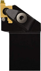 Seco - CE, External, Left Hand, 1/4" Max Depth of Cut, 0.174 to 1/4" Groove Width, Indexable Grooving Tool Holder - 20EAL, 20NR Insert Compatibility, 1-1/4" Shank Height, 1-1/4" Shank Width, 6" OAL - Americas Industrial Supply