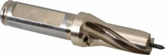 Seco - 14 to 14.99mm Diam, 1.5xD, 0.98" Max Depth, 5/8" Shank Diam, 17/32" Flute, 4.031" OAL, Replaceable Tip Drill - SD100 Insert, SD101 Toolholder, Series SD101 - Americas Industrial Supply