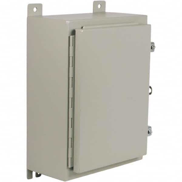 Wiegmann - NEMA 12 Steel Standard Enclosure with Hinged Cover - Americas Industrial Supply