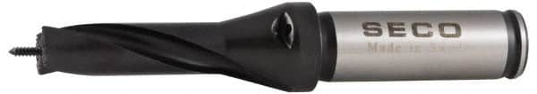Seco - 19 to 19.99mm Diam, 3xD, 2.36" Max Depth, 3/4" Shank Diam, 2.736" Flute, 5.61" OAL, Replaceable Tip Drill - SD100 Insert, SD103 Toolholder, Series SD103 - Americas Industrial Supply