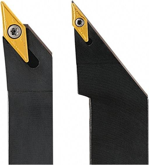Seco - SVJB, Right Hand Cut, 93° Lead Angle, 12mm Shank Height x 12mm Shank Width, Neutral Rake Indexable Turning Toolholder - 150mm OAL, VB..1604.., VCG..1604.. Insert Compatibility, Series Screw Lock - Americas Industrial Supply