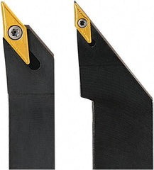 Seco - SVJB, Right Hand Cut, 93° Lead Angle, 12mm Shank Height x 12mm Shank Width, Neutral Rake Indexable Turning Toolholder - 150mm OAL, VB..1604.., VCG..1604.. Insert Compatibility, Series Screw Lock - Americas Industrial Supply
