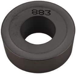 Seco - RCMM64 46 Grade 883 Carbide Turning Insert - Uncoated, Round, 3/4" Inscr Circle, 1/4" Thick - Americas Industrial Supply