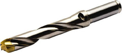Seco - 10 to 10.49mm Diam, 5xD, 50mm Max Depth, 16mm Shank Diam, 57.3mm Flute, 120.1mm OAL, Replaceable Tip Drill - SD105 Toolholder, Series Crownloc - Americas Industrial Supply
