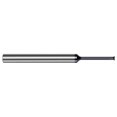 Back Deburring Mill - 0.0800″ Head Diameter × 0.6250″ (5/8″) Neck Length × 45° per side Carbide Back Deburring Mill, 5 Flutes, AlTiN Coated - Exact Industrial Supply