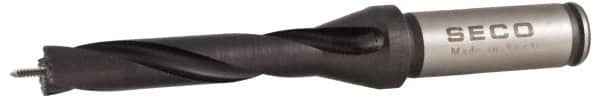 Seco - 18 to 18.99mm Diam, 5xD, 3.74" Max Depth, 3/4" Shank Diam, 4.28" Flute, 7" OAL, Replaceable Tip Drill - SD100 Insert, SD105 Toolholder, Series SD105 - Americas Industrial Supply