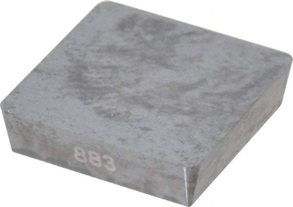 Seco - SPG422F Grade 883 Carbide Turning Insert - Uncoated, 90° Square, 1/2" Inscr Circle, 1/8" Thick, 1/32" Corner Radius - Americas Industrial Supply