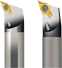 Seco - 17mm Min Bore Diam, 160mm OAL, 12mm Shank Diam, A-SDQC Indexable Boring Bar - 20mm Max Bore Depth, DC.. 0702.. Insert, Screw Holding Method - Americas Industrial Supply