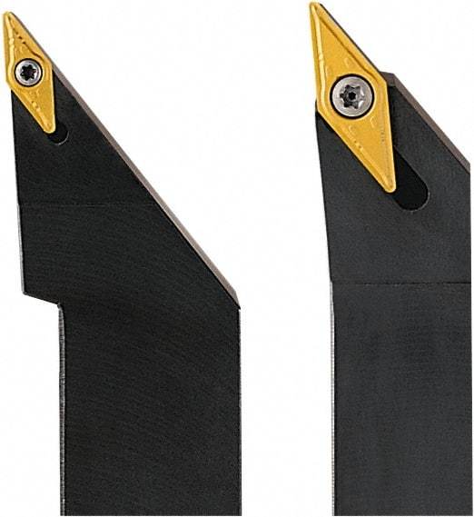 Seco - SVAB, Right Hand Cut, 90° Lead Angle, 12mm Shank Height x 12mm Shank Width, Neutral Rake Indexable Turning Toolholder - 150mm OAL, VB..1604.., VCG..1604.. Insert Compatibility, Series Screw Lock - Americas Industrial Supply