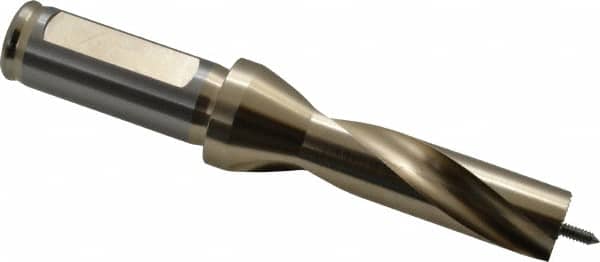 Seco - 17 to 17.99mm Diam, 3xD, 2.36" Max Depth, 3/4" Shank Diam, 2.665" Flute, 5.539" OAL, Replaceable Tip Drill - SD100 Insert, SD103 Toolholder, Series SD103 - Americas Industrial Supply